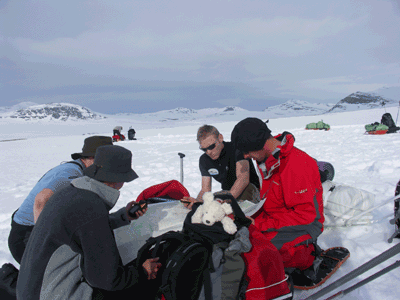 Orientierung und Navigation in Rondane Winter